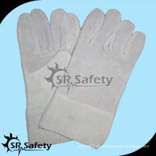 SRSAFETY guantes de cuero de la industria más largos de la seguridad para trabajar